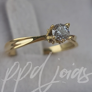 Solitario Primavera Delux - Ouro 18k