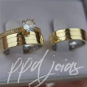 Kit casamento Salvador (6mm) - Moeda Antiga