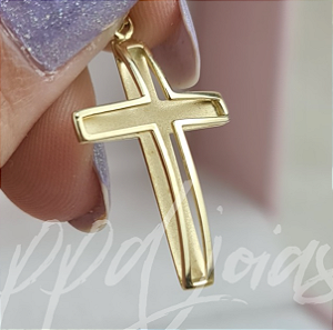 Pingente Cruz 04 - Ouro 18k