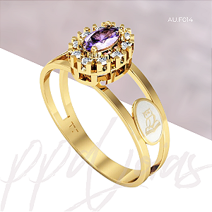 Anel de Formatura (AU.F014) Ouro 18k