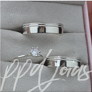 Kit compromisso Melin (6mm) - Prata 950