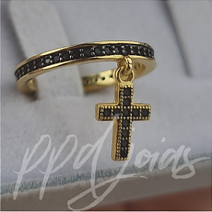 Aparador Cruz Black - Ouro 18k