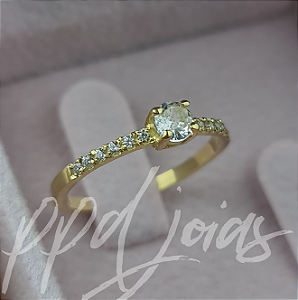 Solitário Vênus - Ouro 18k