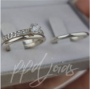 Kit compromisso Bombê (2mm) - Prata 950