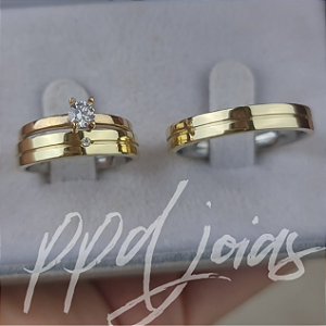 Kit casamento Chiu (4mm) - Moeda Antiga