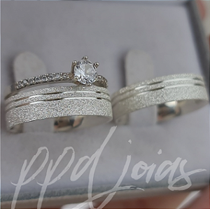 Kit compromisso Melin (6mm) - Prata 950