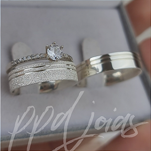 Kit compromisso Melin (6mm) - Prata 950