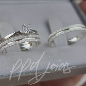 Kit de compromisso Chiu Madagascar (3mm) - Prata 950