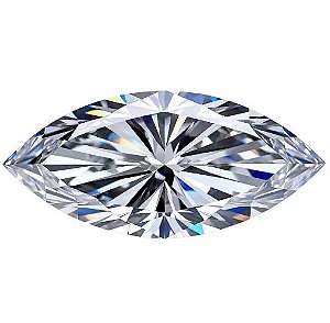 Diamante Cor E Lab-Grown Corte Marquise 1,00 ct