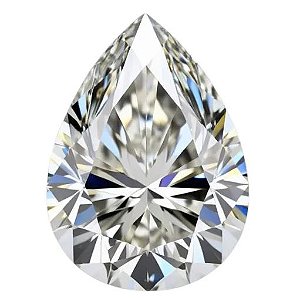 Diamante Cor K Lab-Grown Corte Pera 1,10 ct