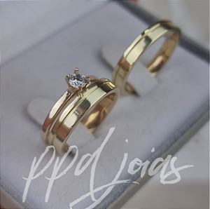 Kit casamento Vivar (4mm) - Moeda Antiga