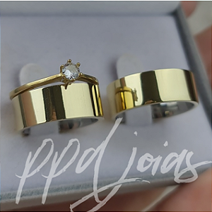 Kit casamento Milão (8mm) - Moeda Antiga