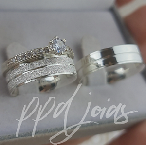 Kit compromisso Desert Shine (6mm) - Prata 950