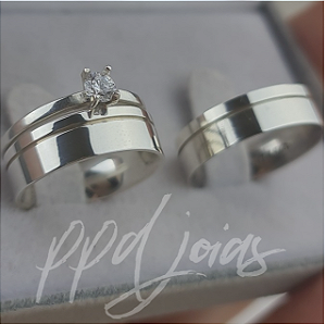 Kit compromisso Vivar (6mm) - Prata 950