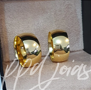 Par de Alianças Tradicional (10mm) - Ouro 18k