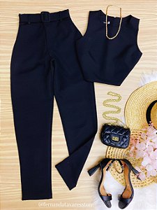 Conjunto Calca e Cropped Margot Creme - Fernanda Tavares Store - Moda  Feminina de Qualidade