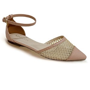 Sapatilha Mariotta Tela Glam Feminino 1351420
