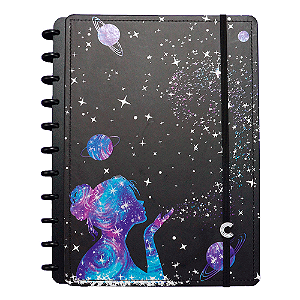 CADERNO INTELIGENTE A5 POEIRA DAS GALAXIAS BY GO CASE