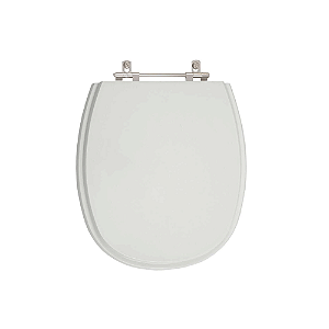 Assento Sanitário Poliester Aspen Cinza Real para vaso Deca