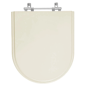 Tampa de Vaso Poliester Belle Epoque Creme Bege Claro para Bacia Deca 6lpf