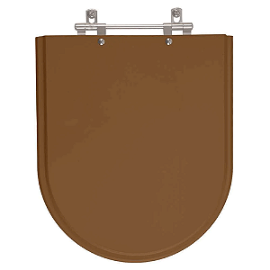 Assento Sanitário Poliester Carrara Caramelo para vaso Deca