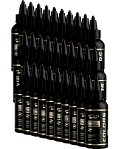 Twist Colors Air (Semipermanente versão Aerógrafo) 100ml -Embalagem com 30 frascos de 100ml cada.