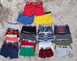 KIT COM 3 CUECA BOX R$15,00