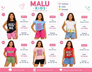 KIT 10 CONJUNTOS FEM. 10 AO 16 ANOS