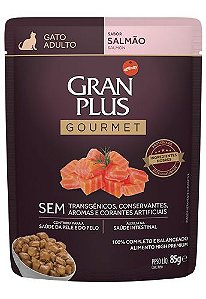 Sache Granplus Gourmet Gatos Adultos salmão 85g