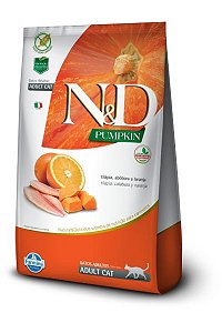 N&D Pumpkin Gatos Adultos Tilapia 1,5kg