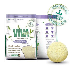 Areia Granulado Viva Verde - Limpeza Plena 4kg