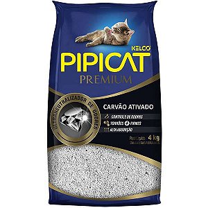 Areia Granulado Pipicat Carvão Ativado 4kg