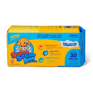 Tapete Higienico Super Secão Baby 60x55 - 30 unidades