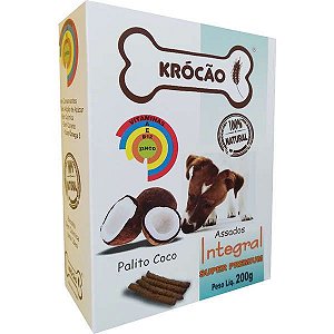 Krocao Biscoito Integral Palito de Coco 200g