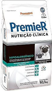 Premier Nutrição Clinica Cães Adultos Hypoallergenic Proteina Hidrolisada/Mandioca Raças Pequenas 2kg