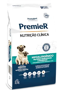 Premier Nutrição Clinica Cães Adultos Hypoallergenic Proteina Hidrolisada/Mandioca Raças Pequenas 2kg