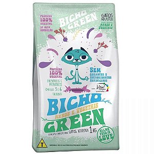 Bicho Green Veggie Gatos Adultos 1kg