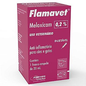 Flamavet 0,2% Injetável Gatos 20ml