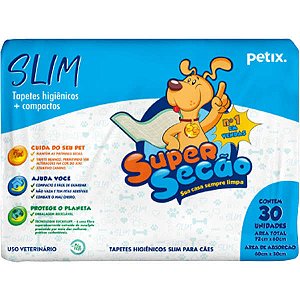 Tapete Higienico Super Secão Slim Adulto 60x72 - 30 unidades