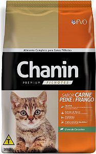 Chanin Gatos Filhotes Carne/Peixe/Frango 25kg