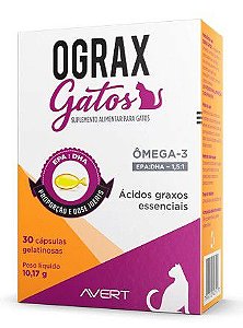 Ograx Gatos c/ 30 comprimidos