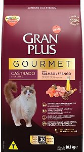 Granplus Gourmet Gatos Castrados Salmão/Frango 3kg