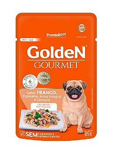 Sache Golden Gourmet Cães Adultos Raças Pequenas Frango 85g - VAL. 25/JUL/24