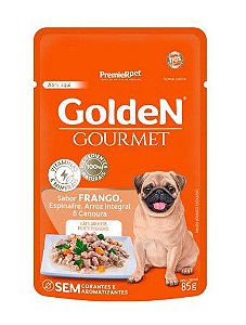 Sache Golden Gourmet Cães Adultos Raças Pequenas Frango 85g