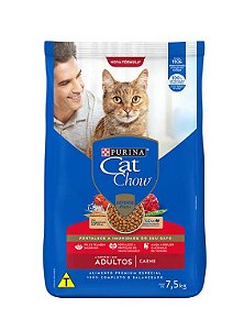 Cat Chow Gatos Adultos Carne 7,5kg