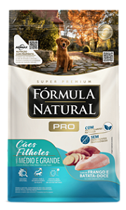 Formula Natural Pro Cães Filhotes Raças Medias/Grandes 15kg