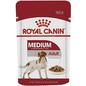 Sache Royal Canin Cães Adultos Raças Medias 140g