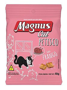 Snack Magnus Gatos Petisco Frango 40g