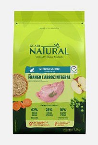 Guabi Natural Gatos Castrados Frango 1,5kg