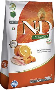 N&D Pumpkin Gatos Adultos Tilapia 400g